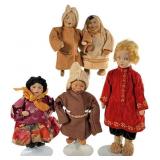 Group of Antique Russian & Soviet Stockinettes
