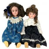 Two Antique German Handwerck & GH 1904 Dolls