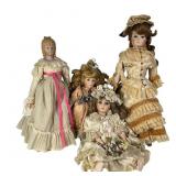Lois Nichole & Mary Brouse Collection of Four Doll