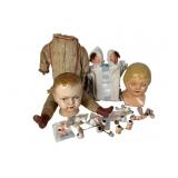 Assortment Antique Effanbee & Trios Toy Co Dolls
