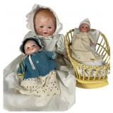 Baby Gloria & Armand Marseille Bisque Dolls