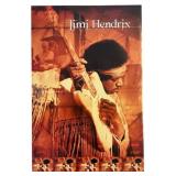 A Collection of Four Jimi Hendrix Music Posters
