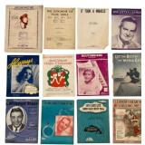 Assortment of 113 Vintage Sheet Music 1910-1950s