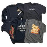 An Assortment of Five Graphic T-Shirts