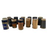 15 Edison Blue Amberol Phono Cylinder Records