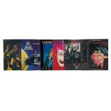 Six Hard Rock and Heavy Metal Vinyl LPs