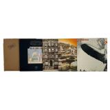A Collection of Five Led Zeppelin Vinyl LP Records
