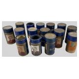 15 Edison Blue Amberol Phono Cylinder Records