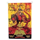 GWAR Orgasmageddon Multi-Signed Meltdown Poster