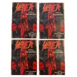 Slayer Band Memorabilia Including Still Reigning T