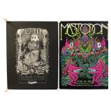 Two Mastodon Limited Edition Concert Posters