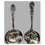 Gorham Sterling Silver Pierced Serving Spoons