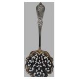 Whiting Lily Style Sterling Silver Pierced Server