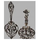Two J.E. Caldwell & Roger Williams Silver Servers