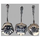 Three Gorham Sterling Silver Pierced Servers