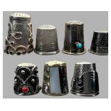 Collection of Seven Decorative Thimbles