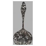 Watson Sterling Silver Pierced Fruit Spoon