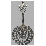 Ornate Pierced Sterling Silver Bon Bon Server