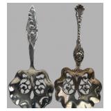 A Pair of Blackinton Sterling Enameled Spoons