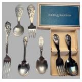Assorted Vintage Silver-Plated Child