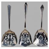 Three Manchester & Gorham Sterling Bon Bon Spoon