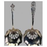 Two Whiting Sterling Silver Lily Nut Spoons