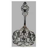 Sterling Silver Pierced Lion and Crown Server