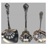 Three American Sterling Silver Serving Pieces