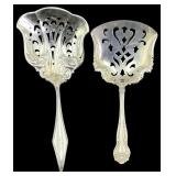 Two Sterling Silver Pierced Bon Bon Servers
