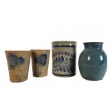 Four Phil Schaltenbrand and Studio Pottery Pieces