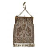 A French Art Deco Micro-Beaded Floral Evening Bag