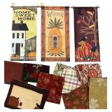 Autumn Themed Primitive Style Decorative Textiles