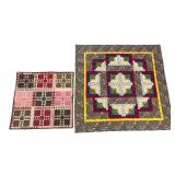 Two Hand-Quilted Cotton Quilts by Jackie Adema
