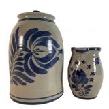 Two Westerwald Pottery Salt-Glaze Stonewares