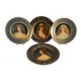 A set of four Vienna Art Plates lithographed adver