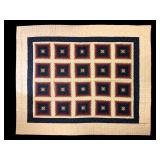 Amish Lincoln Postage Stamp Quilt