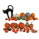 An Assortment of Autumn and Halloween Decor