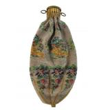 Antique Victorian Gate Top Micro Beaded Floral Eve