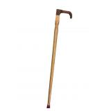 Handcrafted Mennonite Hook Handle Wooden Cane
