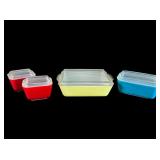 Pyrex Primary Colors Refrigerator Set, 4 Pieces