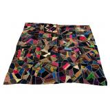 Victorian Silk and Velvet Crazy Quilt