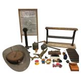 Detecto Scale and Vintage Household Assortment
