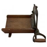 J. Diehl Cast Iron and Wood Bread Slicer