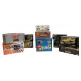 Twelve NASCAR Die-Cast Models and Transporter