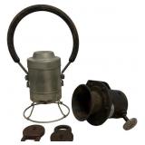 Adlake Lantern, Klaxon Horn, and Padlocks