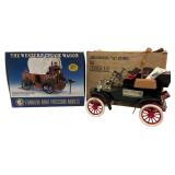 Franklin Mint Wagon and Jim Beam Ford Decanter