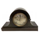 Seth Thomas Mahogany Tambour Mantel Clock