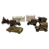 Six Banthrico Die-Cast Promotional Coin Banks