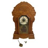Three Sessions Pressed Oak Parlor Clock Items