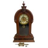 19.75" American Beehive Mantel Clock & Key